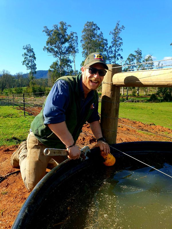 Constant maintenance as we decommission poly stocktroughs