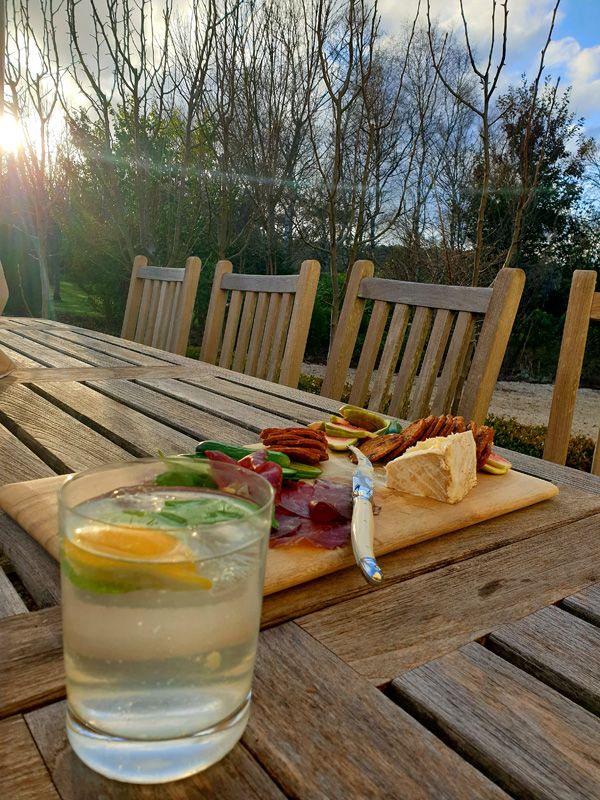 End of the of the workday in the Gardens