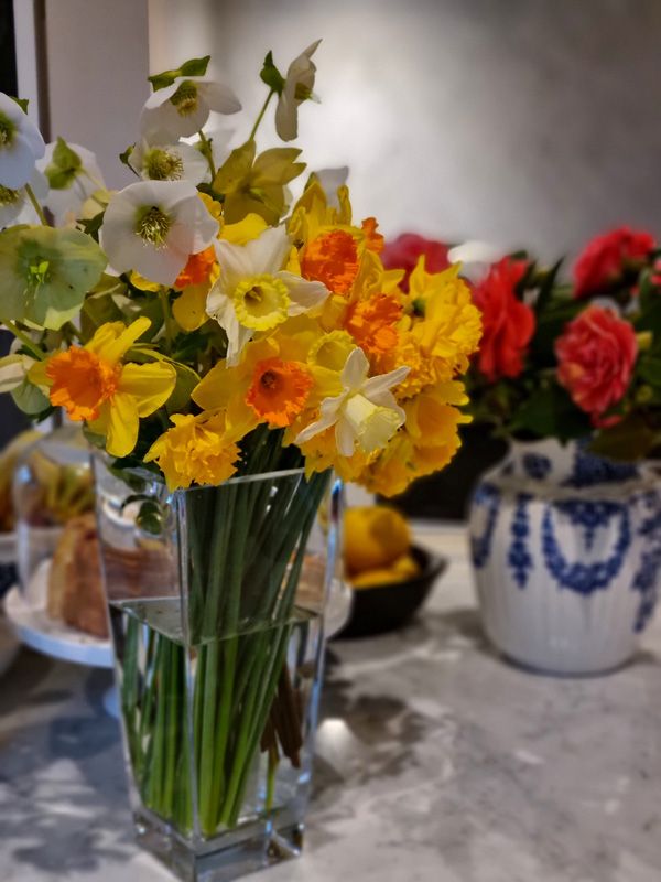 Freshly Cut Flowers always a feature in the Homestead