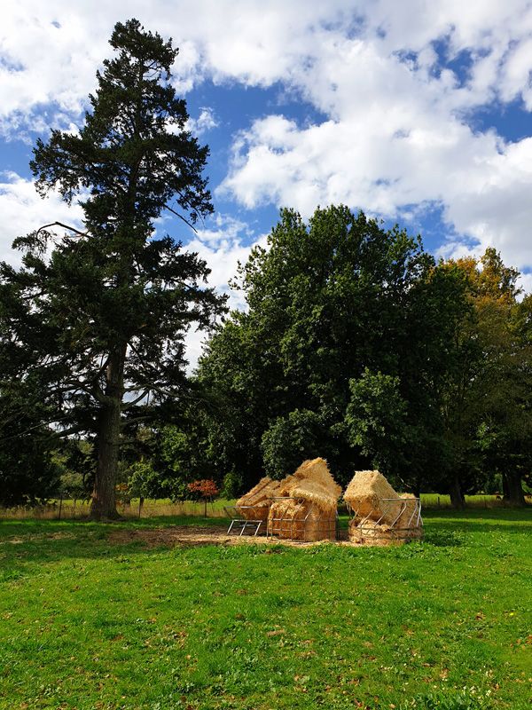 Hay awaits the next mob