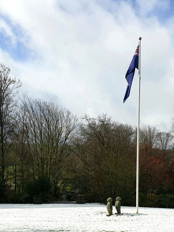 Look North to the Sun, flying the flag in mid Winter