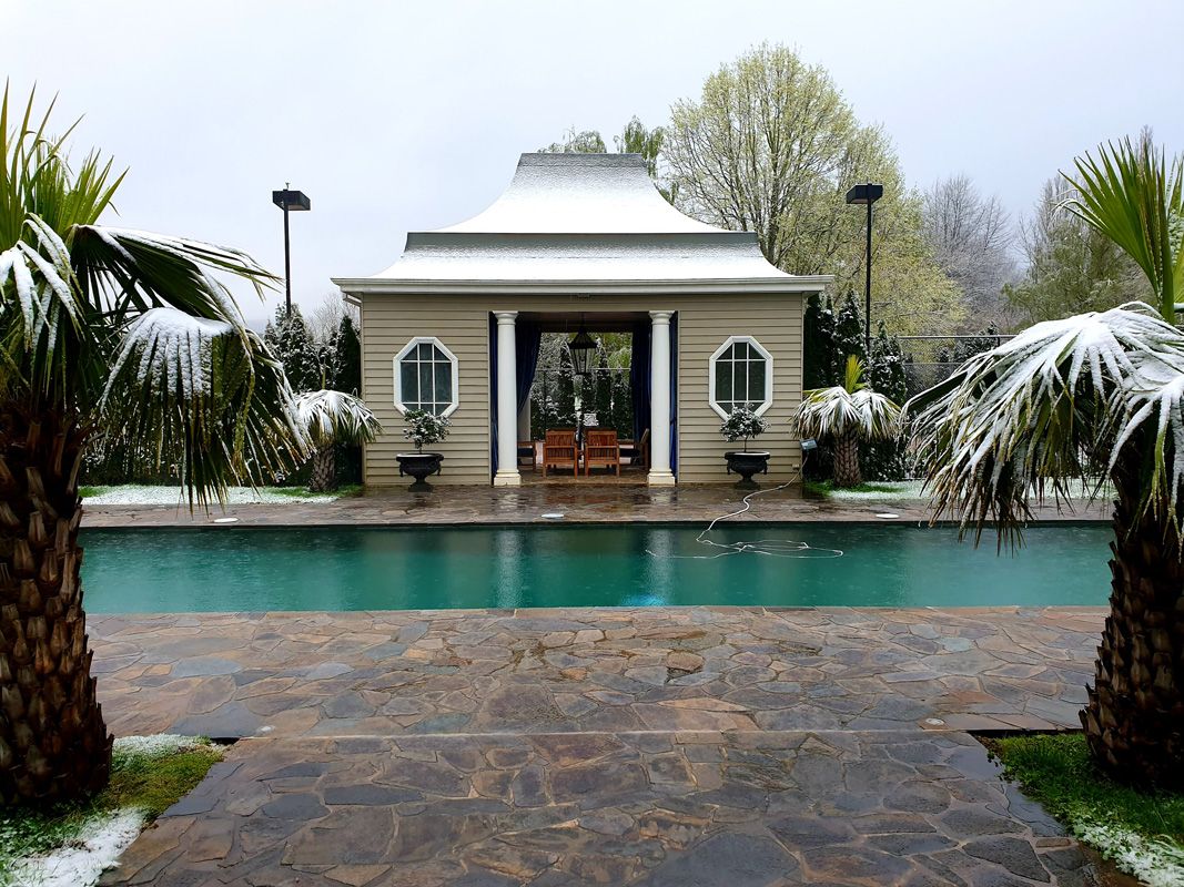 No pool heating here