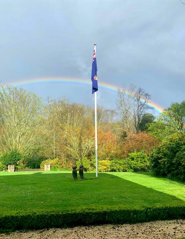 Rainbow after a storm