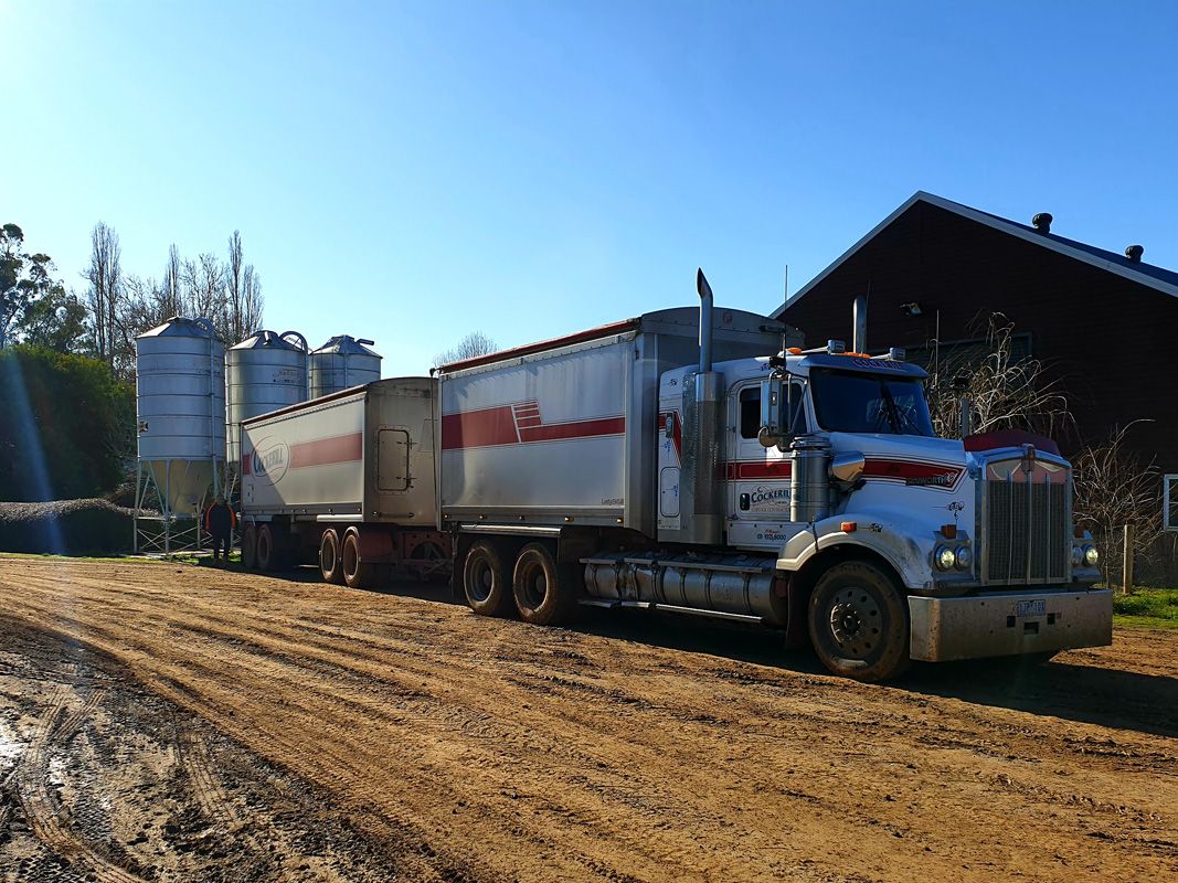 Stock Feed Supplement delivers in all weather at St.Fillan