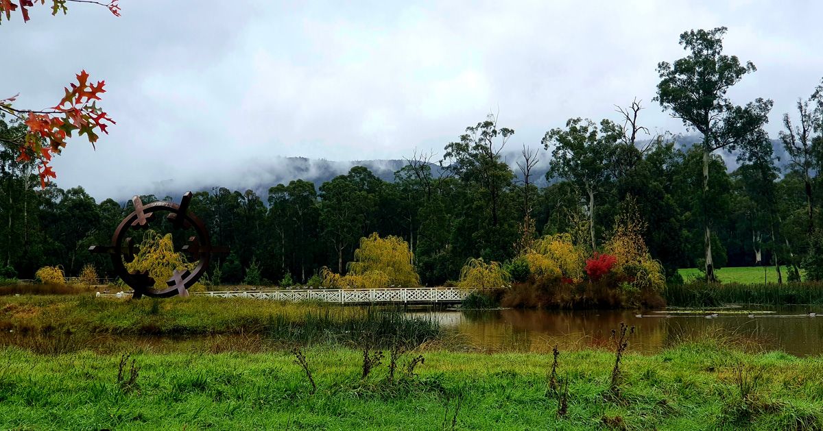 The Island Bridge across the Brian Lake