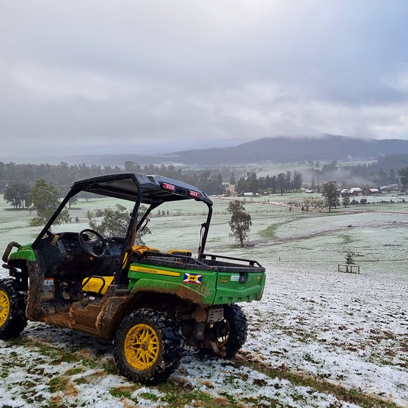 We get all weather at St.Fillan Farm
