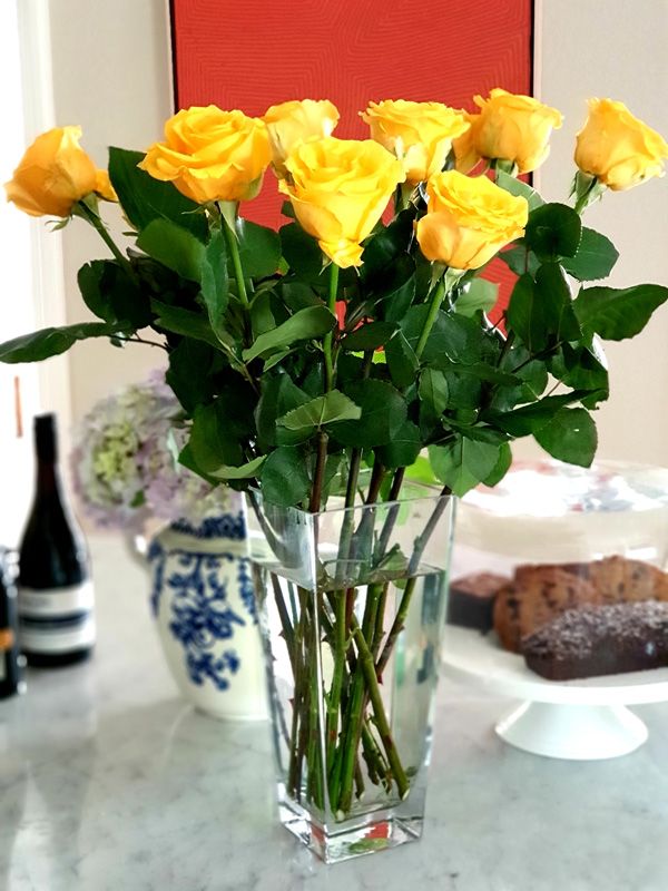 Yellow Roses freshly cut